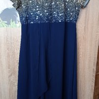 Нова рокля тъмносиня XL, снимка 2 - Рокли - 41347867