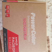 PowerColor AMD Radeon RX 6400 ITX LP 4GB GDDR6 c 3-годишна гаранция, снимка 1 - Видеокарти - 44512009