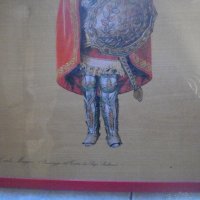 Съвременна Картина -Принт Върху Дърво-Рамкирана-Карл Велики-45,5х35,5 см, снимка 6 - Картини - 39776047