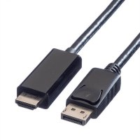 Кабел  DP M - HDMI M, 2m, 4K, Value 11.99.5786 SS301266 Мъжко-Мъжко, снимка 1 - Друга електроника - 39507927