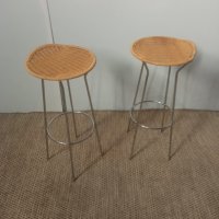 Дизайнерски италиански бар столове, снимка 3 - Столове - 42662085