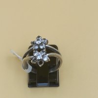 Дамски сребърен пръстен, снимка 1 - Пръстени - 43605765