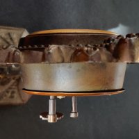 Настолен механичен немски будилник RECORD от бронз, снимка 7 - Антикварни и старинни предмети - 35936373