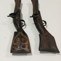 Стар кремъчен пистолет/револвер , снимка 5 - Антикварни и старинни предмети - 44642058