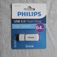 USB 2.0 Flash Drive/ Флашка Philips 64 GB., снимка 1 - USB Flash памети - 41465513