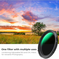 Нов Професионален ND2-32 CPL Филтър за Фотография 72mm K&F Concept, снимка 2 - Чанти, стативи, аксесоари - 44611482