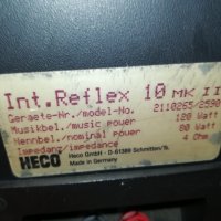 HECO INT.REFLEX 10 MK II MADE IN GERMANY 1411211303, снимка 15 - Тонколони - 34799646