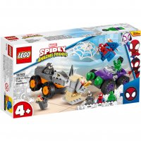 LEGO® Spidey 10782 - Хълк срещу Носорога – схватка с камиони, снимка 1 - Конструктори - 35798115