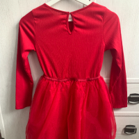 Ту-ту пурпурно червена рокля H&M 9-10 години, снимка 6 - Детски рокли и поли - 44714042