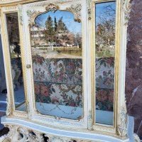 Италианска барокова витрина Silik 030, снимка 4 - Секции и витрини - 40133689