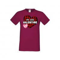 Мъжка тениска Свети Валентин My Tiny Valentine , снимка 3 - Тениски - 35712307