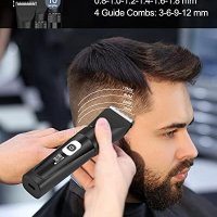 Нов Електрически тример машинка за подстригване на коса брада за мъже, снимка 6 - Друга електроника - 41459923