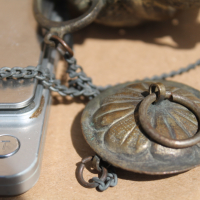 Възрожденско сребърно кандило , снимка 8 - Антикварни и старинни предмети - 36335496