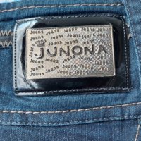Уникална JUNONA / ЮНОНА, дънкова пола XL, снимка 2 - Поли - 42572426