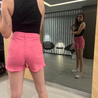 Розови къси панталонки, снимка 4 - Къси панталони и бермуди - 41425647