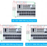 Продавам BMS защитна платка за Li-ion батерии 3s / 4s / 5s 80A, снимка 6 - Друга електроника - 39140579