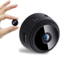 Мини Скрита Камера Smartis А9, Шпионска камера, Wireless, Full HD, Нощно виждане, Черен, снимка 5 - Камери - 42376022