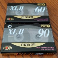 MAXELL XL II-60,90, снимка 1 - Аудио касети - 35841400