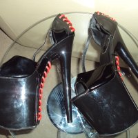 Обувки на висок ток , снимка 4 - Дамски обувки на ток - 41875046