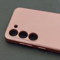 калъф за Samsung Galaxy S23 подплатен защита за камерата розов, снимка 3 - Калъфи, кейсове - 40757494