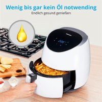 Немски фритюрник с горещ въздух Medion  XXL Air Fryer 5л. 2000W, снимка 2 - Фритюрници - 40229861