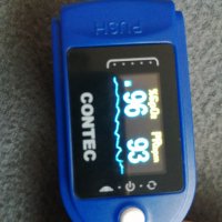 Пулсоксиметър, уред за измерване на пулс и кислород в кръвта, снимка 6 - Медицинска апаратура - 34718539