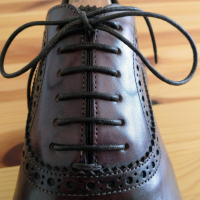 Santoni Oxford Brogue Goodyear + подарък, снимка 9 - Официални обувки - 36499461