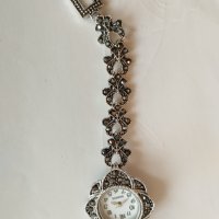Дамски сребърен часовник, снимка 2 - Дамски - 42719779