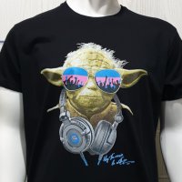 Нова мъжка тениска с трансферен печат Йода, Междузвездни войни (Star Wars), снимка 3 - Тениски - 34666946