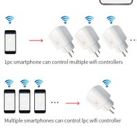 смарт Wi Fi контакт 16A 3500W таймер дистанционно управляем мониторинг, снимка 9 - Други - 41889473