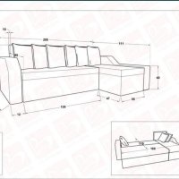 Ъглов диван, снимка 3 - Дивани и мека мебел - 40612103