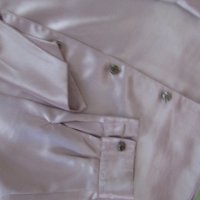  Дамска блуза сатен цвят пепел от рози, размер XL, снимка 4 - Блузи с дълъг ръкав и пуловери - 34095522