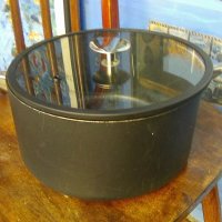 Италианска тенджера с незалепващо покритие и дъно от алуминий със стъклен капак с гумена обвивка 2, снимка 2 - Съдове за готвене - 39230767