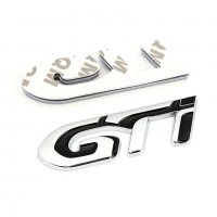 GTI емблема Silver - Black, снимка 4 - Аксесоари и консумативи - 35723972