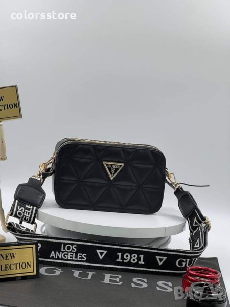 Луксозна Черна чанта Guess кодSG42, снимка 1