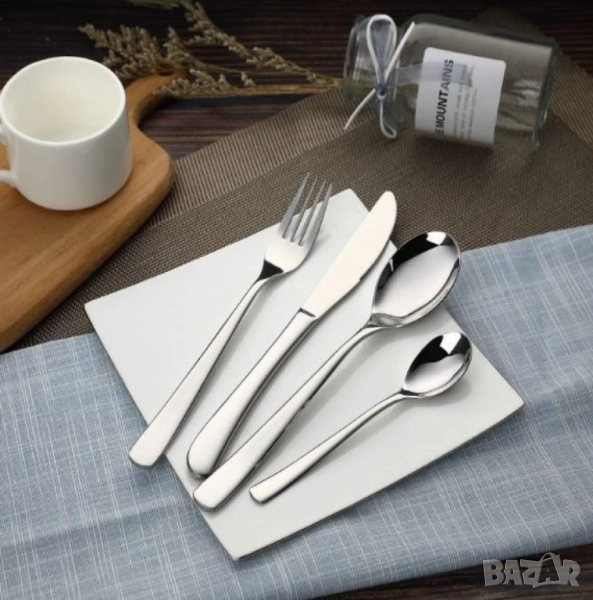 Комплект прибори за хранене Luigi Ferrero Prima FR-2402, 24 части, снимка 1