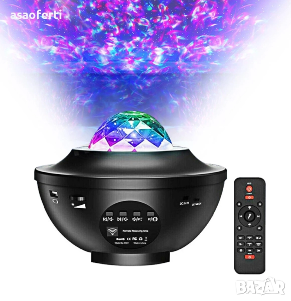 Детска нощна лампа, звезден проектор, снимка 1