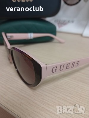 Дамски слънчеви очила Guess с розово, снимка 1