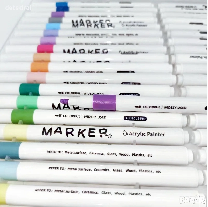 Комплект - Акрилни маркери 24 цвята, снимка 1