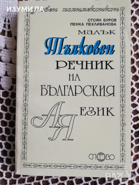 Малък тълковен речник 1 Стоян Буров, Пенка Пехливанова, снимка 1