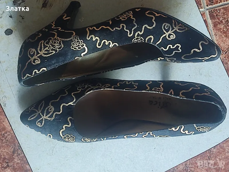 Официални дамски обувки с ток Дамски сандали на висок ток, снимка 1