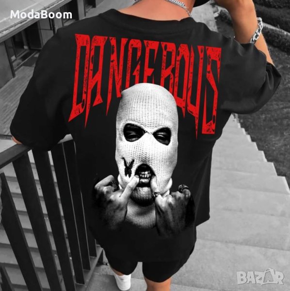 Мъжки памучни овърсайз тениски , снимка 1