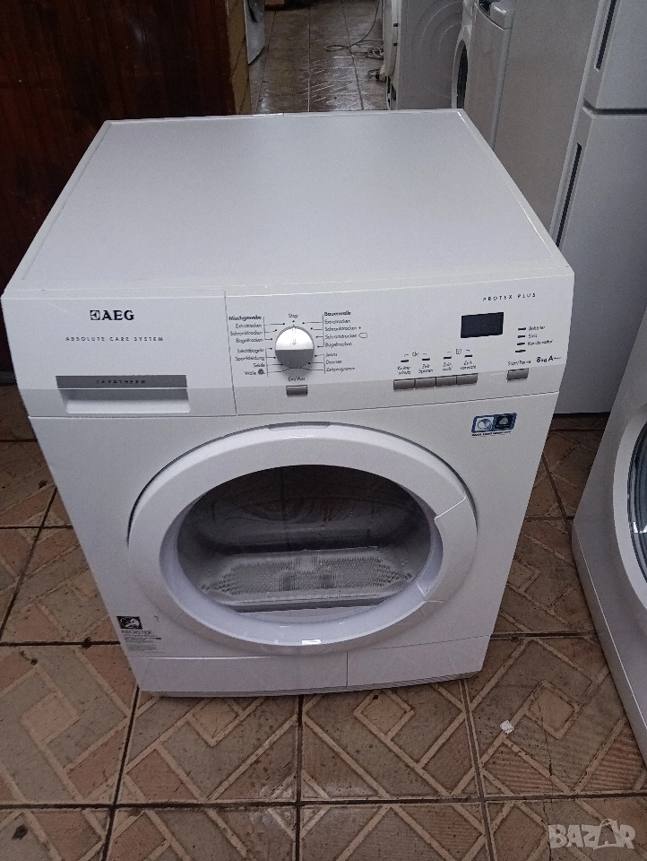 Сушилня с термопомпа АЕГ Aeg Protex Plus A+++ 8кг 2 години гаранция!, снимка 1