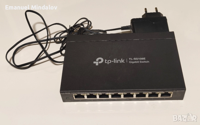 Суич TP-Link TL-SG108E, Управляем, снимка 1