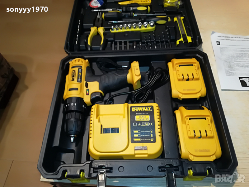 DEWALT ИНСТРУМЕНТИ-КОМПЛЕКТ С КУФАР 0304221726, снимка 1
