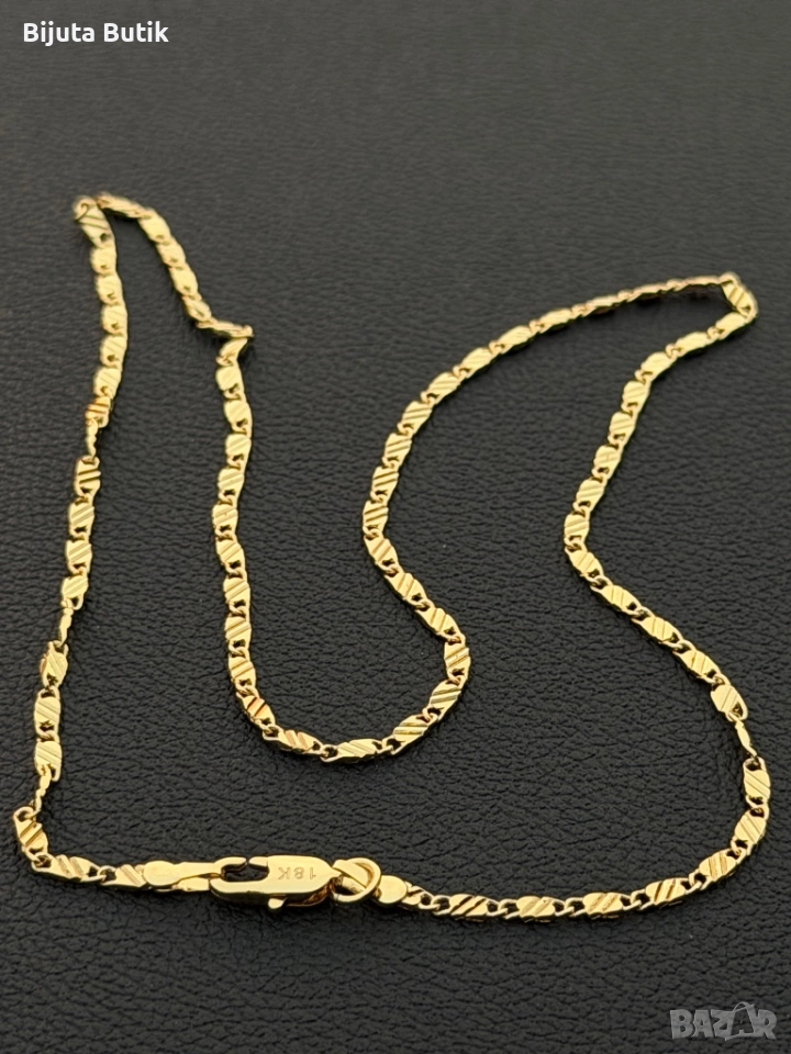 Елегантен Позлатен Синджир 18К, снимка 1