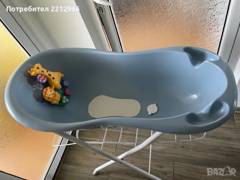 CANGAROO Комплект вана 100 см със стойка със сушилня , снимка 1