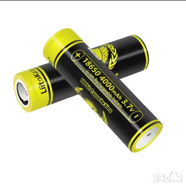 Литиево-Йонни батерии 18650 Liitokala 4000mAh, снимка 1
