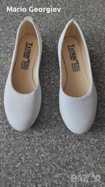 Дамски Бели Обувки, снимка 1