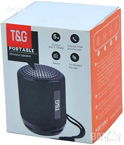 Преносима блутууд колонка TG-129, Li-ion батерия, MP3, USB, MMC, BLT, 5W, снимка 1